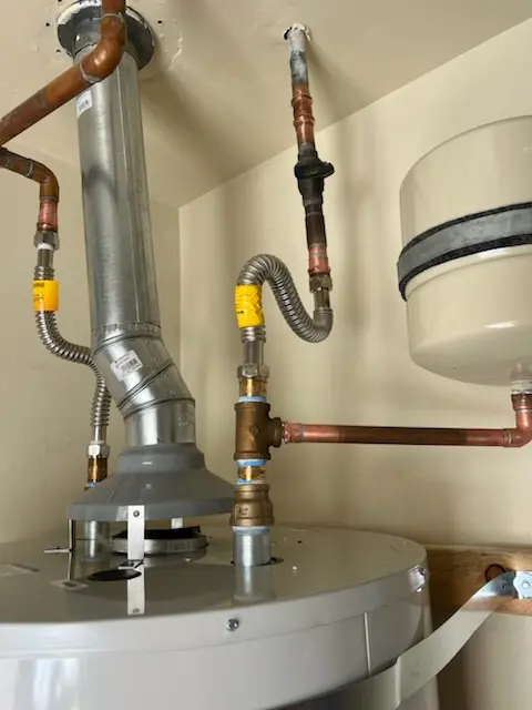 Water heater installation and plumbing repair in Merrimack