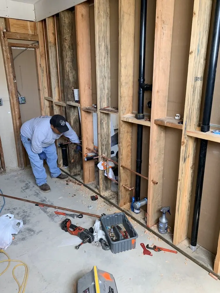 Commercial rough-in plumbing for Water Heater Replacement in Merrimack